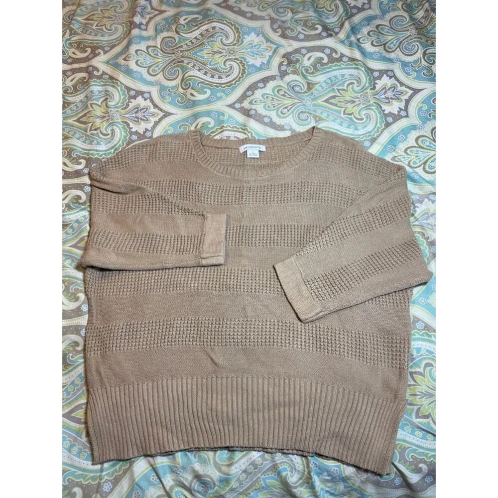 Liz Claiborne Tan Knit Sweater